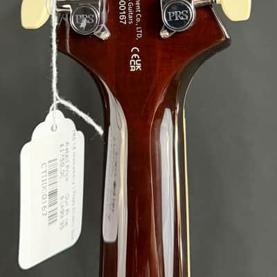 PRS SE Hollowbody I Piezo Electric Guitar Orange Tiger Smokeburst Finish w/ Gig Bag image 8
