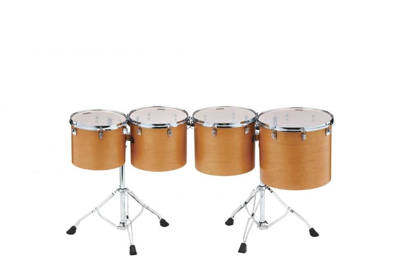 Tama CSLT4L-VAM Low-Pitched Concert Tom Set 4 pcs. - Vintage Antique Maple/Chrome HW image 1