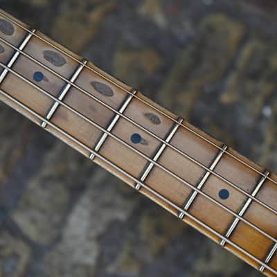 Fender Custom Shop 1958 Precision Bass® Relic® - Super Faded Aged Chocolate 3-Color Sunburst image 5