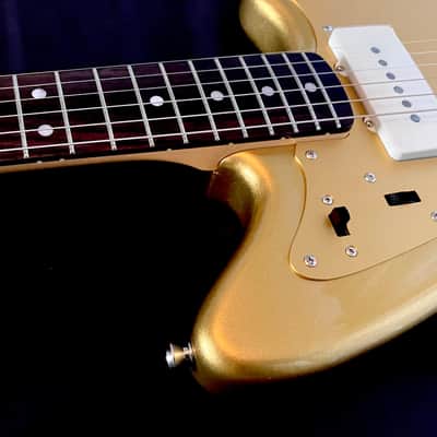 Fender FSR MIJ Made in Japan 2025 MH Matching Headstock Traditional 60s Jazzmaster - Mystic Aztec Gold image 9