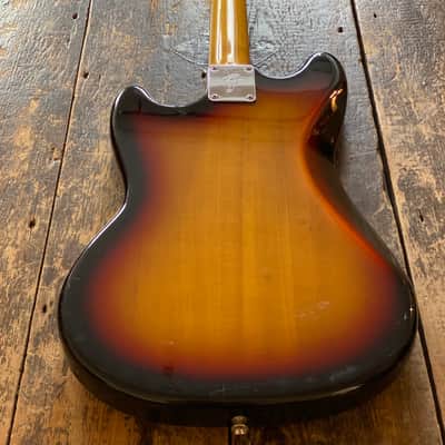 Fender 1969 Reissue Mustang Three Tone Sunburst MIJ Japan 2010 w/ Hardcase image 3