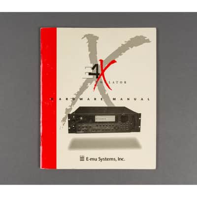 E-mu E4X Hardware Manual [USED]