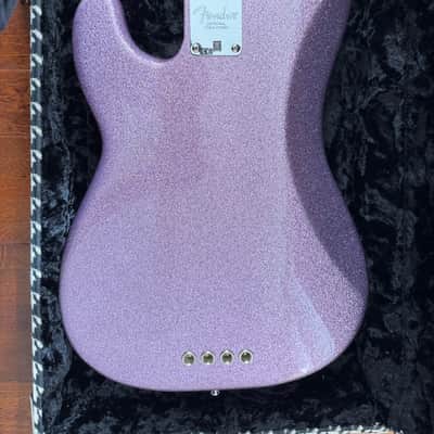 Fender Limited Edition Adam Clayton Precision Bass 2017 - Purple Sparkle image 13