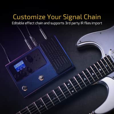 Valeton GP-100 Guitar Bass Amp Modeling IR Cabinets Simulation Multi Language Multi-Effects (U.S. domestic inventory) image 4