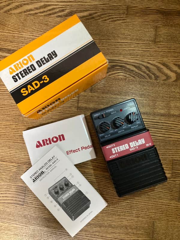 Arion SAD-3 Stereo Delay Guitar Effect Pedal image 1