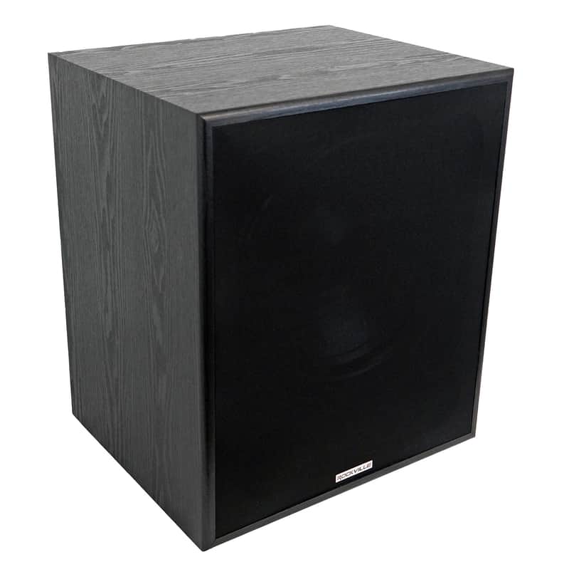 Rockville Rock Shaker 15" Inch Black 1000w Powered Home Theater Subwoofer Sub image 1