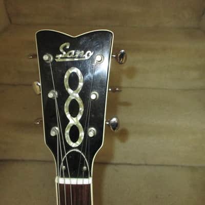 Sano Vintage Double Cutaway Electric Guitar/2 Pickups/Whammy 1960s - Blond image 3