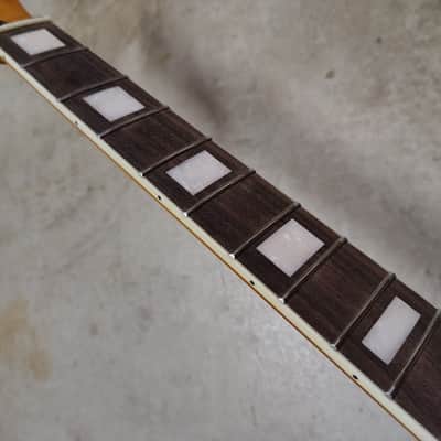 Roasted Maple Tele Neck fits fender Telecaster body 22fret Block Inlay image 2