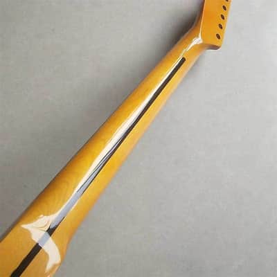 Yellow Glossy Finish Guitar Telecaster Tele Style Maple Neck image 6