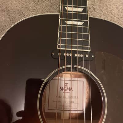 Sigma JM-SG160E+ Beatles Style P90 Electric Acoustic image 9