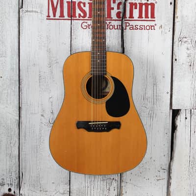 Alvarez RD2012 12 String Dreadnought Acoustic Electric Guitar Natural Finish image 2