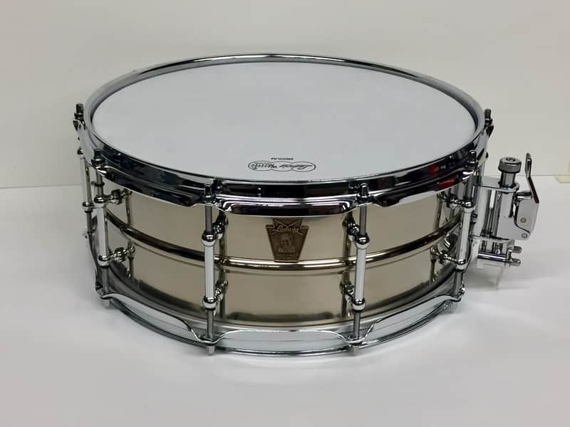 Ludwig 5.5x14" LT454S "The Chief" Titanium Snare Drum w/ Tube Lugs & Dunnett R4-L Strainer image 1