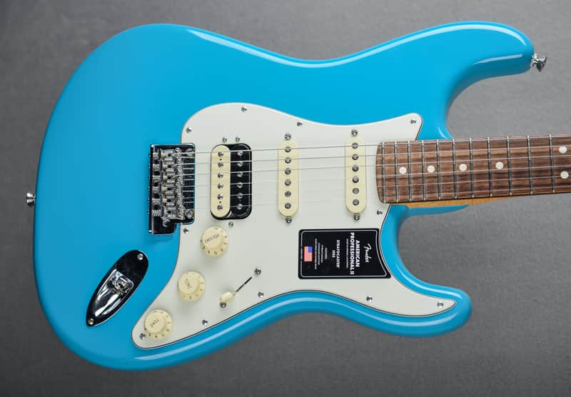 Fender American Professional II Stratocaster HSS - Miami Blue w/Rosewood image 1