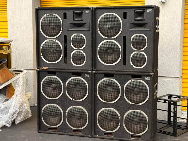 Peavey 3020 HT & 415-Sub 4-Way Speaker Stacks | Reverb
