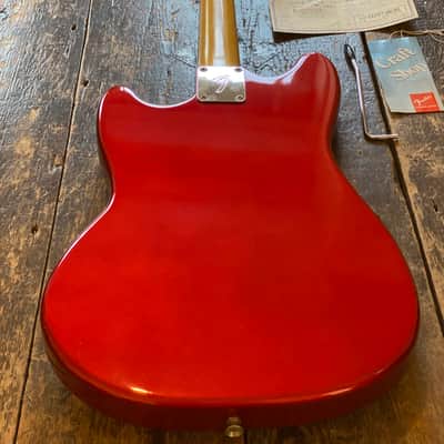 Fender Japan Rare 1997 CIJ 1966 Reissue Mustang Rare Factory Candy Apple Red Japan image 2