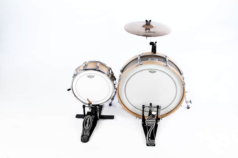 Foot Operated Drum Kit Pro Ebony, Maple by Side Kick Drums imagen 1