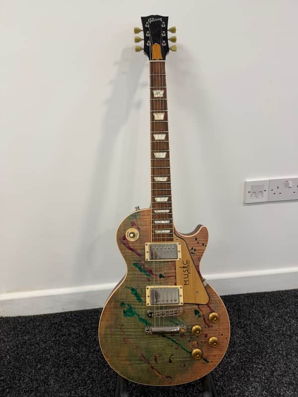 Gibson Les Paul Music Rising 2005 #18 of 300 – Hand-Painted image 1