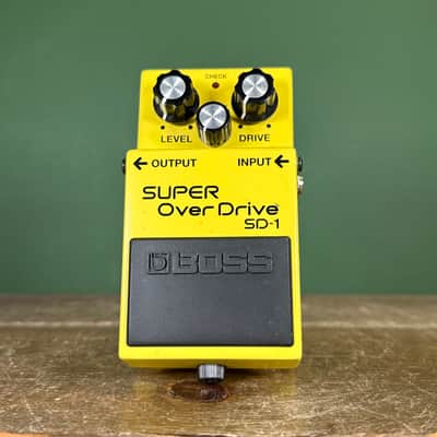 Boss SD-1 Super OverDrive (Silver Label) 1997 - Present - Yellow image 2