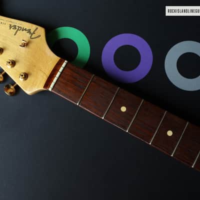 2001 Fender Custom Shop '61 Relic Stratocaster Neck - Rare Gold Tuners image 7