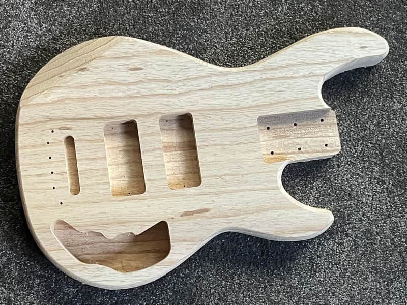 G&L CLF Research L-2000 bass body USA unfinished ash image 1