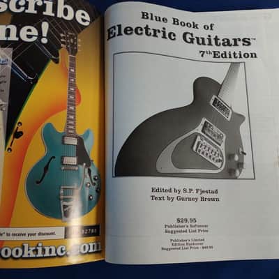 Blue Book of Electric Guitars 7th Edition Paperback / No CD ROM Fjestad Brown 2001 image 6