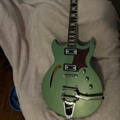 Reverend Tricky Gomez 2010 - Satin metallic alpine green image 5