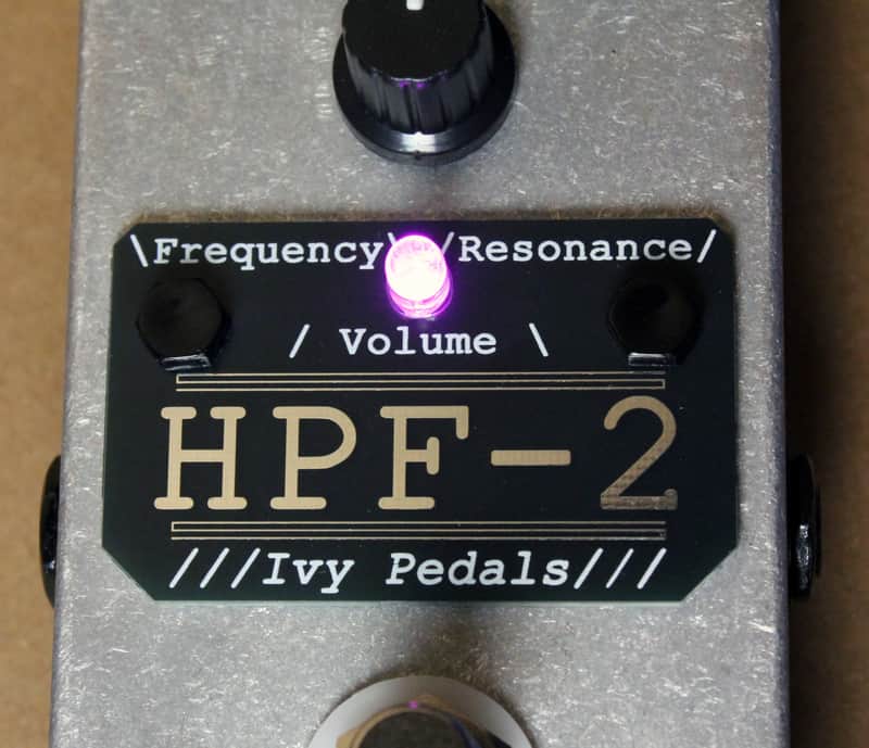 Ivy Pedals HPF-2 analog high-pass filter - Silver/Black 2026 image 1