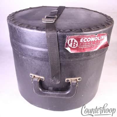 *Humes&Berg 10"Econoline Fibre Rack Tom Drum Case 13.5x10.5+3+Straps Hard Shell* image 1