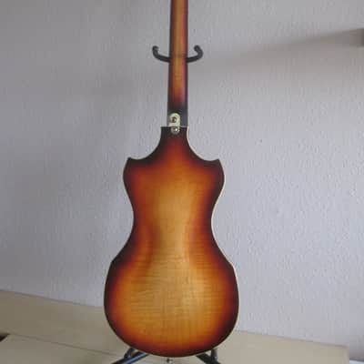 Klira 162 Twen Star Bass 1960s sunburst rare model image 6