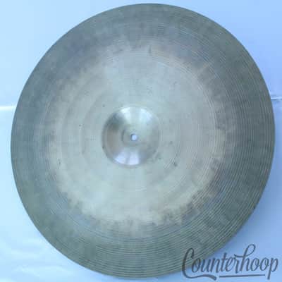 Pasha 20" UFIP Rogers Ride/Crash Cymbal 1981g Thin B20 Vintage 60s Italian Italy image 5