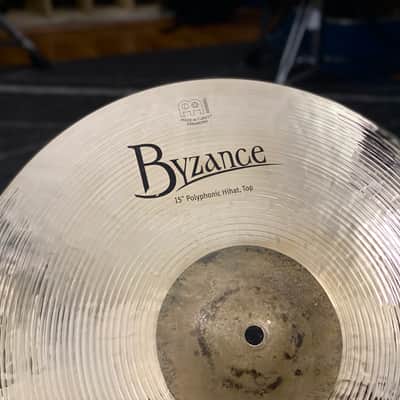 Meinl Byzance Polyphonic Brilliant 15" Hi-Hat Cymbals - Brilliant image 2