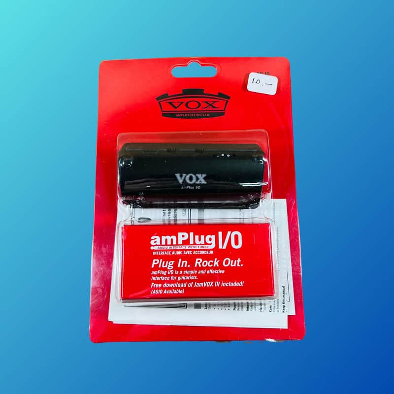 Vox APIO Amplug I/O Guitar Headphone USB Audio Interface image 1