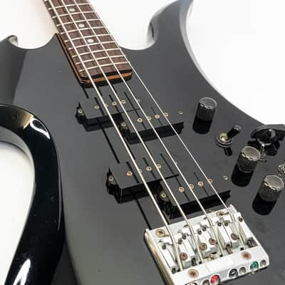 1990s BC Rich Mockingbird Bass – Active Electronics – Black image 17
