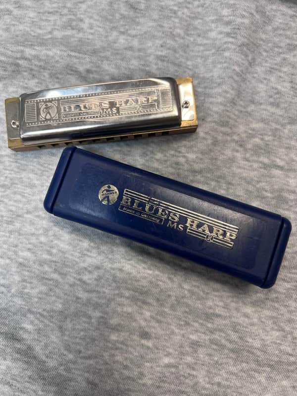 Hohner Blues Harp Harmonica in the Key of C with Case image 1