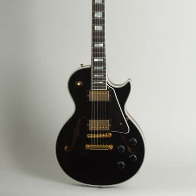 Gibson ES-Les Paul Custom Semi-Hollow Body Electric Guitar (2015), ser. #10785711, original brown tolex hard shell case. image 1
