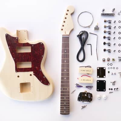 The Fretwire DIY Electric Guitar Kit – Offset P90 Build Your Own Guitar Kit Unfinished image 1