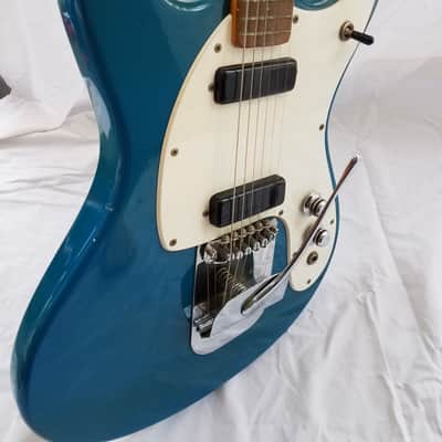 Mosrite Ventures II Slab Body Guitar Serial #B022 1965 Blue image 4