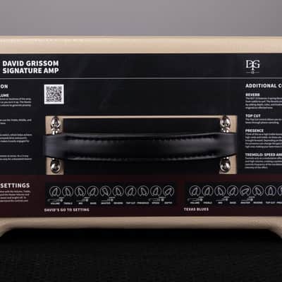 PRS DGT 15 David Grissom 15-watt Tube Head - Blonde Tolex image 7