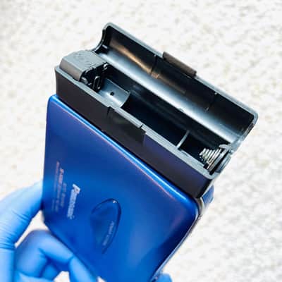 [RARE] PANASONIC S50 Walkman Cassette Player, NEAR MINT BLUE ! Working  ! image 8