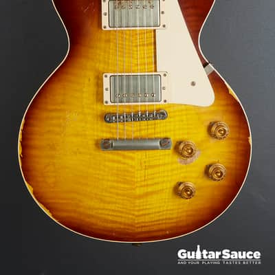 Gibson Custom Shop 59 Les Paul Joe Perry Signature Tom Murphy Aged Tobacco Burst 2013 (Cod.1721UG) image 2