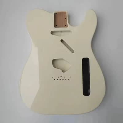 White 2 Piece Alder Telecaster Tele Style Guitar Body