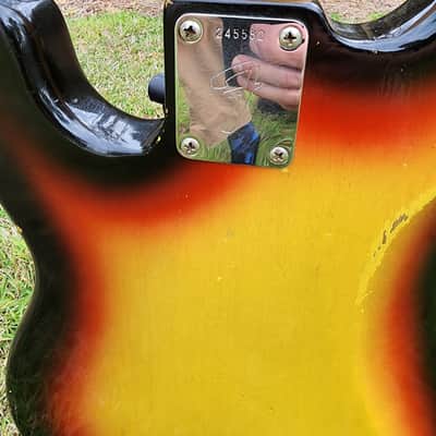 1966 Fender Precision Bass Guitar Original image 12