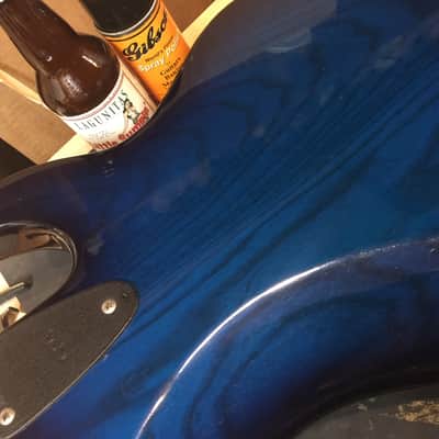 Stunning 1991 USA G&L SB-1 Blueburst LEFTY w OHSC image 18