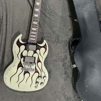 Gibson SG Standard '61 2022 custom painted Flame relic image 3