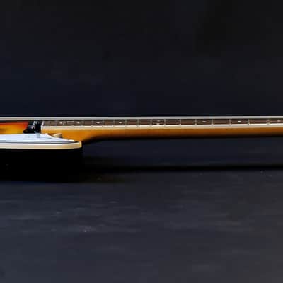 Bootlegger Guitar Hounder. Black Cherry Honey Burst Stiletto Case & Flask image 16