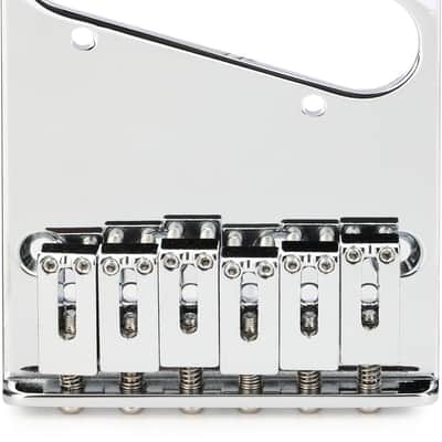 Gotoh GTC202 6-saddle T-style Bridge - Chrome image 1