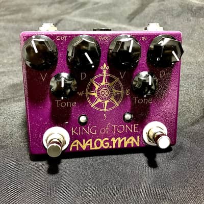 Analogman King of Tone V4 with Red Side High Gain (Brand new) image 7
