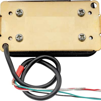 Super Power Dual Blade Hot Rail Ceramic Humbucker Pickup Bridge Pickup 16K for Strat Tele Style Electric Guitar, Black image 4