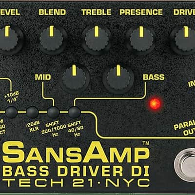Tech 21 SANSAMP BASS DRIVER DI-J 