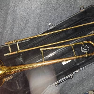 King Cleveland 605 Tenor Trombone, USA, w/ case and mouthpiece, Good Condition image 4